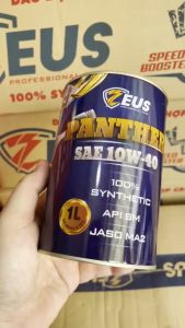 Nhớt ZEUS Panther SAE 10W40 100% SYNTHETIC dùng xe tay côn và xe số