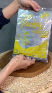 Plastik Olsop HD Tanpa Plong 15 x 22 Silver Isi 50 Lembar Plastik Packing Online Shop/Kantong Baju/Plastik Online Shop Murah