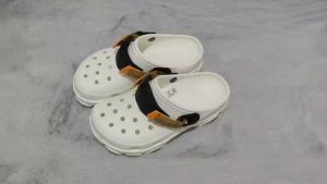 Velcro Adjustable Strap Slippers: Crocs Mens & Womens Hole Design