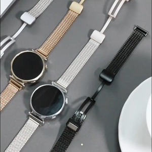 Luxury Metal Magnetic Strap for Huawei Watch GT4/GT5/GT6 41mm Strap Stainless Steel classic women band