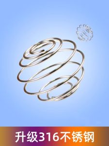 Fitness Shaker Cup 304 Stainless Steel Ball Mixing Spring Protein Powder Milkshake Cup with Lid Metal Water Bottle for Gym