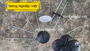 combo 20/30/50 cái Ghim thép chữ U (có nắp nhựa) - đinh ghim thép cố định bạt phủ chống cỏ