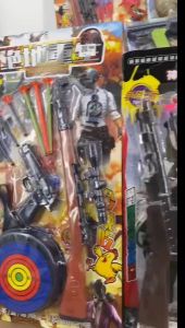 Kids Play Police Set Gun Kids Shooting Large Set Permaian Pistol Polis Set Mainan Pistol Kanak-kanak Mainan Set Tembak