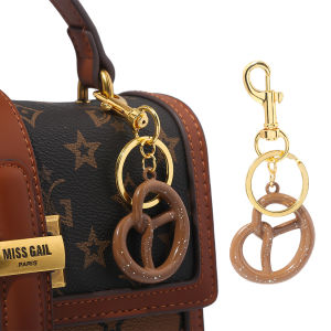 Pretzel Bag Hanging Charm Keychain Pendant Keychain Cute Bag Charm Wallet Accessories