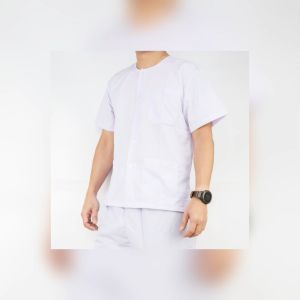 ชุดขาวธรรมะ  ยี่ห้อรัตนาภรณ์ ชุดขาวนั่งสวดมนต์ ชุดวันพระใหญ่แยกซื้อได้ สินค้าไทย คุณภาพดี