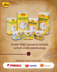 M&S Santan Kelapa Coconut Milk UHT Huat Tiong