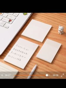 Giấy note Giấy Ghi Chú Trong Suốt Độc Đáo Chống Thấm nước cho học sinh sinh viên văn phòng phẩm xinh xắn