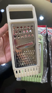 Parutan Multifungsi 3in1 Grater Stainless BMW Food Grade 3 Fungsi Parut Kasar Halus dan Iris