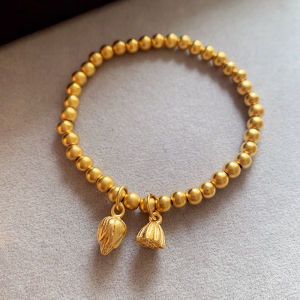 Elegant Gold-Plated Ring Bracelet for Women Traditional Craft Lightweight Unique Gift for Best Friend New 2025 Fashion Jewelry