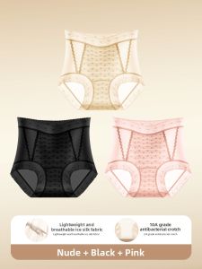 DREAM TIME | High Waist Seamless Lifting Ice Silk Ladies Briefs