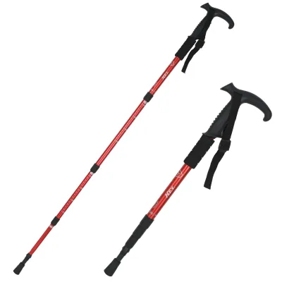 Tongkat Lipat Tongkat Portabel Stainless Bahan Tongkat Lipat Alat Bantu Jalan 1 Kaki Tongkat Portabel