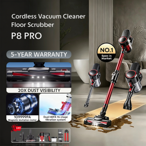 [MY Ready Stock] Rechargeable Handheld Wireless Vacuum Cleaner Powerful Suction Portable Cordless Vac With LED Light Guide Brush For Home Car Office Multi-scene Cleaning Tool
