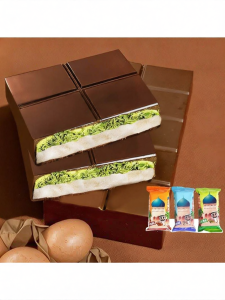Cloud-soft Chocolate with Milk and Pistachio Filling