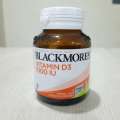 Blackmores Vitamin D3 1000 IU isi 60 tablet Suplemen Vitamin D Untuk pertumbuhan Tulang dan Imun Tubuh. 