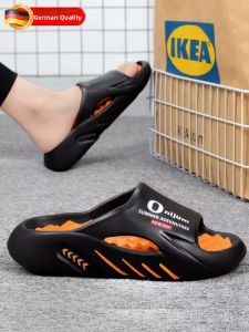 MONLEYTA | German Sporty Mens Sandals Summer Outdoor Wear Anti-Slip Deodorant Thick Bottom Dual-Purpose Slippers Suitable For Driving And Beach Use