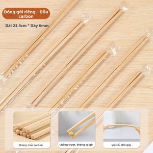 MEIDI | Đũa Tre Không Gỉ Một Lần Sử Dụng 30cm