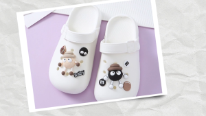 Hiasan Sandal Lucu Karakter Kartun – Aksesoris Sandal Warna-Warni Untuk Anak & Dewasa W