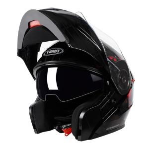 Yema | Anti-Fog Universal Helmet for Men and Women 4-Season Electric Bike Full Helmet with Dual Visor