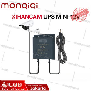 DEFLINK XIHANCAM UPS Mini 12V Adaptor Daya Kabel Daya DC UPS Cadangan Baterial Adaptor Power UPS Mini Outdoor Waterproof Kamera CCTV