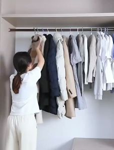 Transparent Clothes Hanging Bag Dust Cover Dustproof Wardrobe Storage Organizer