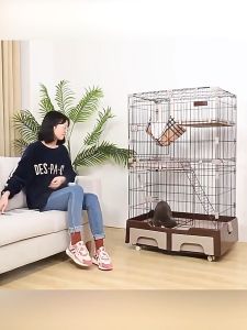 3 Layer Pawsmart Heavy Duty All in one cat cage with built in cat litter box- (3 x 2 x 4.5ft) Pawhut Hamster Cage Pet Cage For Cats - Lazada