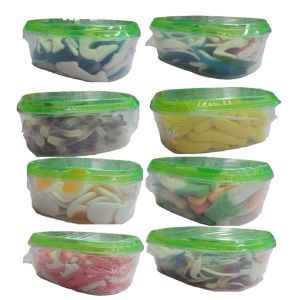 Gummy Candy - Teeth / Egg /Shark / Banana / Crocodile / Snake / Soda Bottle / Cola Worm 800g ]