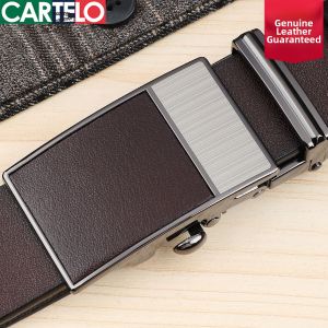 CARTELO | Automatic Buckle Genuine Leather Mens Belt