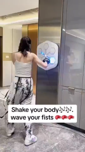 New Smart Music Boxing TrainerHome FitnessquareBoxing Machine Hanging SandaWall Boxing Target Reaction Goal Training