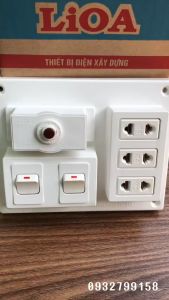 BẢNG ĐIỆN NỔI 2/3 CÔNG TẮC LIOA