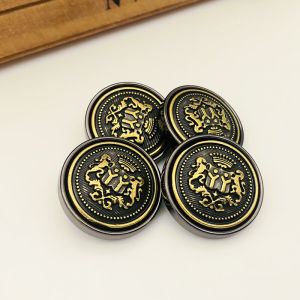Retro Style Metal Suit Button Color Matching Bronze Coat Overcoat Button Clothes Windbreaker Buttons round Buckle Suit