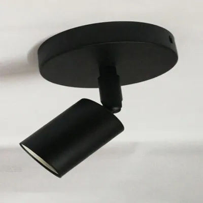 Modern Simple E27 Track Spotlight Replaceable Bulb Lighting Iron Material Living Room Supplemental Light Commercial Lighting