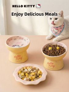 SHENJINGMAO | Elevated Ceramic Non-Slip Dual-Purpose Pet Bowl