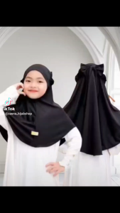 Hijab Ananl Model Pita Ria Ricis (6-9 tahun)