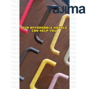 Taiwan Plastic Handle Cabinet with Thread Drawer Pull 4 inches 8096