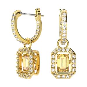 💖Swarovski💖Millenia octagonal cut green gemstone earrings S925 sterling silver womens fashion earrings hypoallergenic non-allergenic Valentines Day gift birthday gift for girlfriend bestie