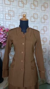 SATU STEL BLAZER SERAGAM PNS BAJU DINAS GURU SERAGAM KANTOR PEMDA TUA 211 stelan ROK