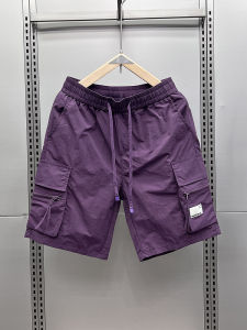 Quần Short Công Sở Mỏng Nhanh Khô Mùa Hè Cho Nam Quần Dài Năm Nút Khóa Kéo Rộng Rãi Ngoài Trời Quần Dài Thẳng Cạp Vừa Nhiều Túi