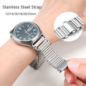 Black Gold Stainless Steel Strap for Casio F-91W AE-1200 AQ-S810W Bonklip Universal Quick Release Watch Band 12/14/16/18/20/22mm