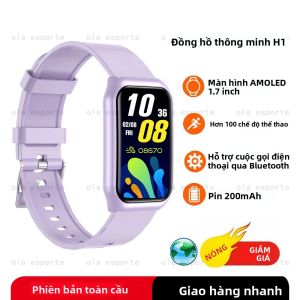 Đồng Hồ Thông Minh Màn Hình AMOLED 1.45 Inch Phiên Bản Toàn Cầu Theo Dõi Nhịp Tim Đo Oxy Máu 100+ Chế Độ Thể Thao Chức Năng Gọi Điện Dành Cho Nam Và Nữ