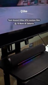 OLIKE S7H Soundbar Wireless Bluetooth Speaker portable LED RGB Bass Max 1800mAh