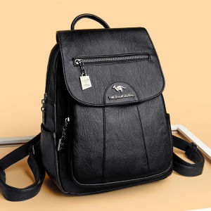 5 Color Women Soft Leather Backpacks Vintage Female Shoulder Bags Sac a Dos Casual Travel Ladies Bagpack Mochilas School Bags
