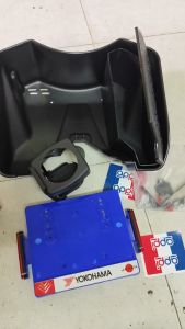 Rổ trước gắn xe PG-1 tặng kèm bộ khung biển số