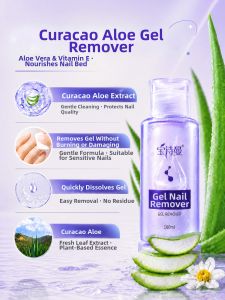 IMLUCKY | Nail Polish Remover Non-Damaging To Nails Press Bottle