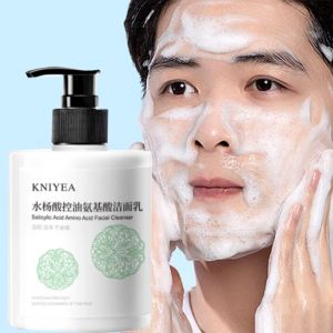 500g Women Salicylic Acid Cleanser Amino Acid Facial Cleanser Oil Control Foam Cleanser Men