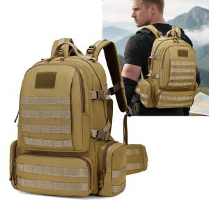 Tactical Climbing Backpack Large Storage Lure Outdoor Travel Hiking Camping Commuting Bag Molle Portable Sports Luggage Rucksack
