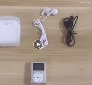 Pod MP3 Player TF Card dengan Klip & Layar LCD ZUCZUG - OMPL04BK
