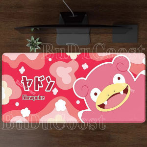 Bandai | Genger Pikachu Anime pokemon PC XXL Mouse Pad Cabinet Kawaii Keyboard Gaming Rubber HD printing Non-slip base overlock Desk Mat
