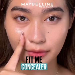 Maybelline Fit Me Retouch Set - Fit Me Compact Powder + Fit Me Concealer - Powder Concealer Natural Finish Oil Control