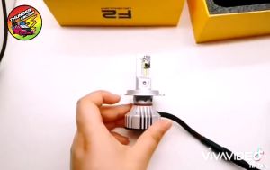 ไฟ LED F2 ประกอบหลอด H4 H7 H11 HB3 HB4 สำหรับหน้า 72W 12000LM คลีนิก 6000K