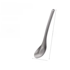 Pure Titanium Spoon For Home Meal Spoon Outdoor for Meal Soup Spoon Alloy Spoon Travel Portable Tableware Ingot Spoon